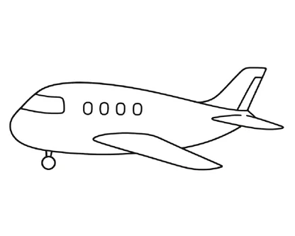 desenho de aviao para colorir e imprimir para imprimir e colorir - imagem 6